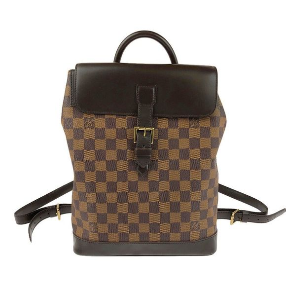 Louis Vuitton Handbags - Louis Vuitton Damier Soho Rucksack Backpack Bag Brown